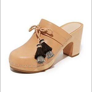 Loeffler Randall Hadley Clogs Tan